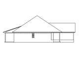 Traditional House Plan - 40298 - Left Exterior