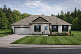Traditional House Plan - 58856 - Front Exterior