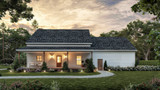 Farmhouse House Plan - Laura-5G 93026 - Rear Exterior