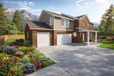 Farmhouse House Plan - Keskic 32802 - Left Exterior