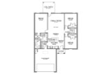 Traditional House Plan - 50481 - 1st Floor Plan
