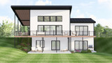 Contemporary House Plan - 74376 - Right Exterior