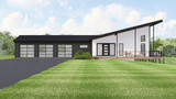 Contemporary House Plan - 74376 - Front Exterior