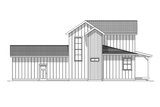 Farmhouse House Plan - Quincy 19629 - Rear Exterior