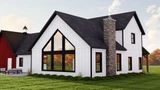 Farmhouse House Plan - 68309 - Left Exterior