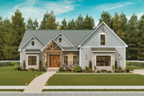 Modern House Plan - Whitemoore A 25234 - Front Exterior