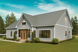Modern House Plan - Whitemoore A 25234 - Rear Exterior