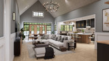 Modern House Plan - Whitemoore A 25234 - Family Room