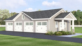 Traditional House Plan - 57795 - Front Exterior