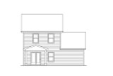 Modern House Plan - 23955 - Rear Exterior