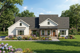 Farmhouse House Plan - 34491 - Front Exterior