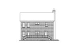 Colonial House Plan - 18574 - Rear Exterior