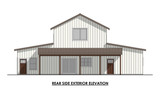 Country House Plan - Sage 76583 - Rear Exterior