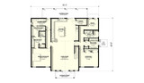 Country House Plan - Sage 76583 - 1st Floor Plan