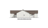 Country House Plan - Rain Lily 63567 - Right Exterior