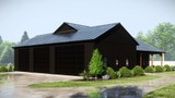 Traditional House Plan - 32151 - Left Exterior