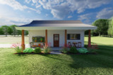 Secondary Image - Farmhouse House Plan - 13037 - Right Exterior