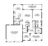 Country House Plan - 52998 - 1st Floor Plan