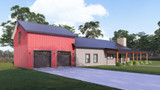 Country House Plan - Yarrow 80631 - Left Exterior