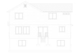 Traditional House Plan - Knowlton 31612 - Rear Exterior