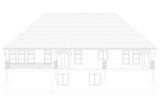 Ranch House Plan - Madeleine 25967 - Rear Exterior