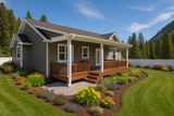 Traditional House Plan - Riddle 52972 - Rear Exterior
