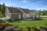 Craftsman House Plan - Walker 61979 - Rear Exterior