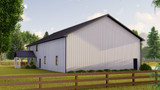 Farmhouse House Plan - 46237 - Left Exterior