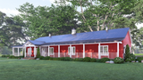 Farmhouse House Plan - Balloon Flower 54232 - Exterior