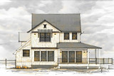 Farmhouse House Plan - Pine Station 46084 - Rear Exterior