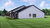 Country House Plan - 86076 - Left Exterior