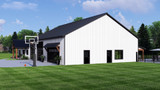 Country House Plan - 86076 - Right Exterior