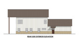 Country House Plan - Sea Thrift 18756 - Rear Exterior