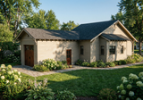 Secondary Image - Bungalow House Plan - Amanda 45068 - Rear Exterior