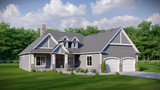 Country House Plan - 63307 - Left Exterior