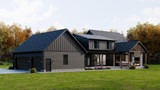 Craftsman House Plan - 40665 - Rear Exterior