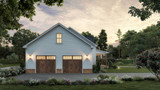 Farmhouse House Plan - Laura 4G 99931 - Left Exterior