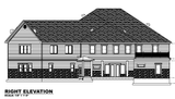 Farmhouse House Plan - Amagansett 93249 - Right Exterior