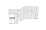 Farmhouse House Plan - Abraham Lake 49016 - Left Exterior