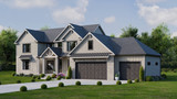 Farmhouse House Plan - 96402 - Right Exterior