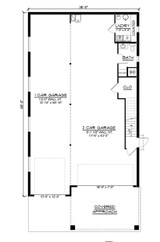 Craftsman House Plan - 58847 - 1st Floor Plan