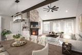 Secondary Image - Farmhouse House Plan - 23828 - Great Room