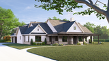 Country House Plan - Fushia 68989 - Left Exterior