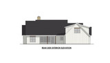 Country House Plan - Fushia 68989 - Rear Exterior