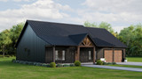 Country House Plan - 98345 - Left Exterior
