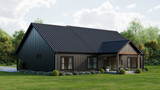 Country House Plan - 98345 - Rear Exterior