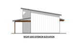 Country House Plan - Elderberry #3 24307 - Right Exterior