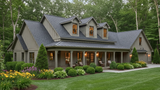 Country House Plan - Plan 2429 56561 - Front Exterior