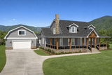 Farmhouse House Plan - Bismark 20885 - Front Exterior