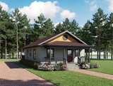 Bungalow House Plan - Spinner 97635 - Front Exterior